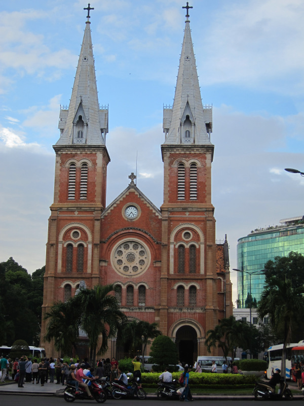 There's even a Notre-Dame Basilica in Saigon