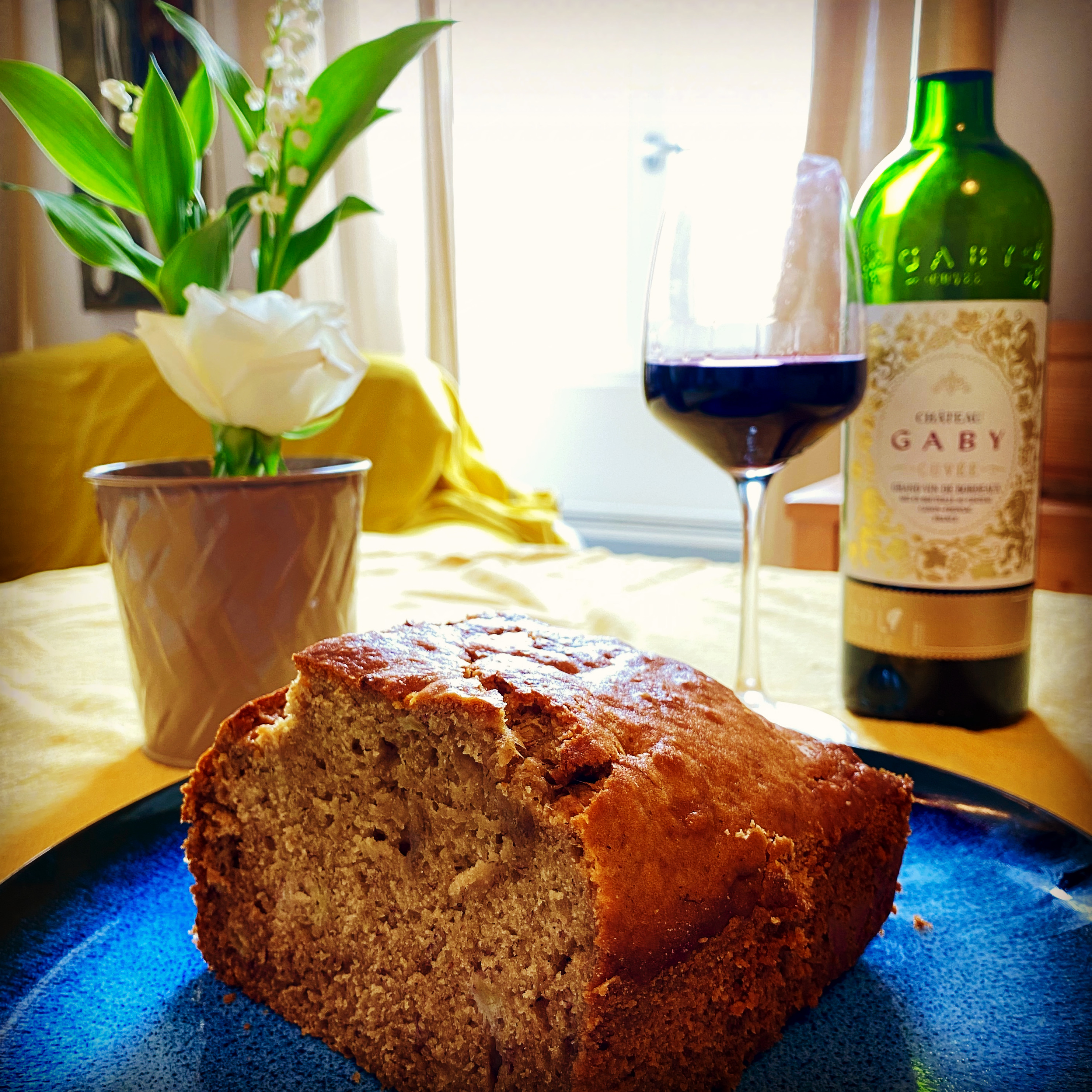 Lockdown Banana Bread & Fronsac Wine
